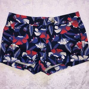 JCrew size 4 red, white and blue shorts